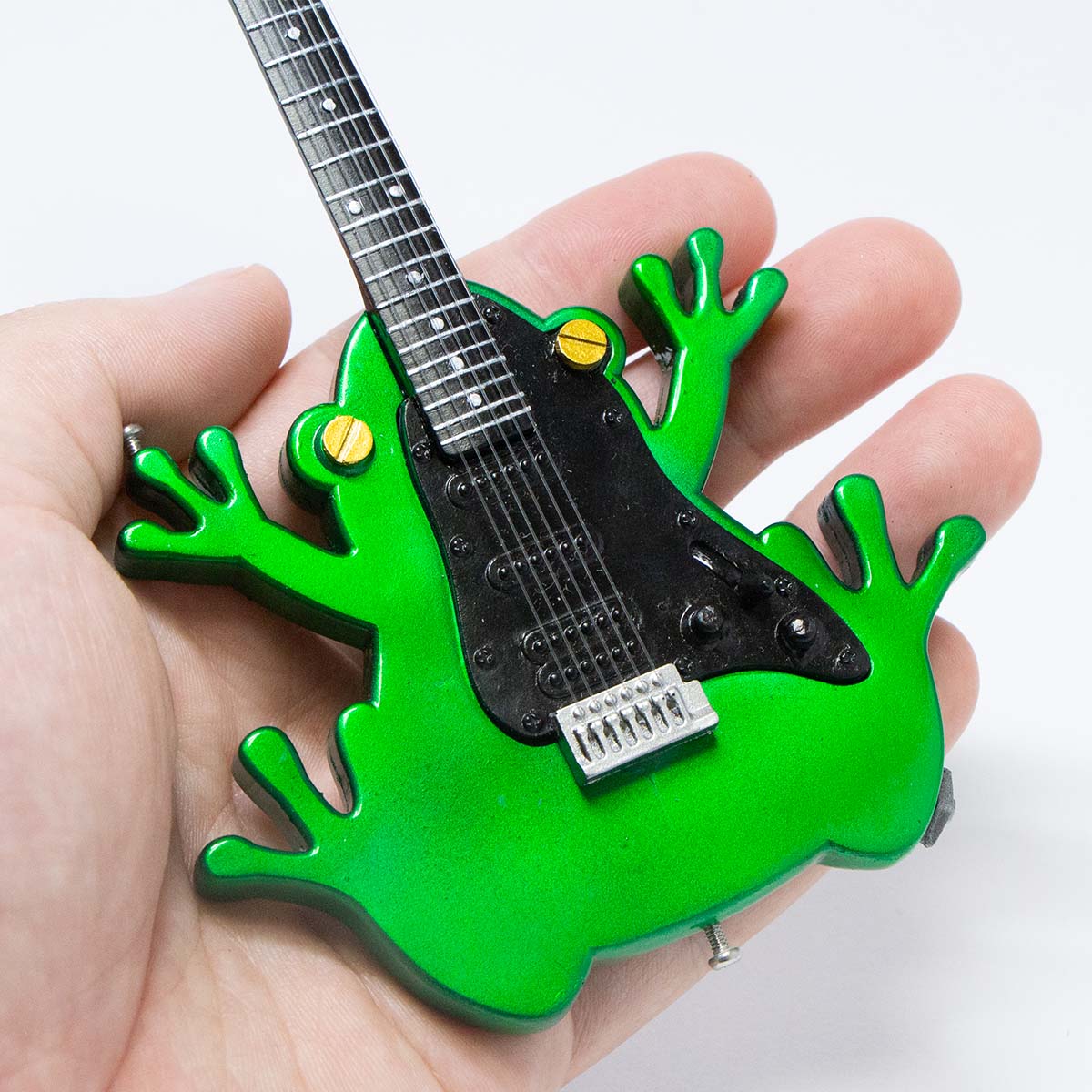 ロックでかっこいいカエル型エレキギター